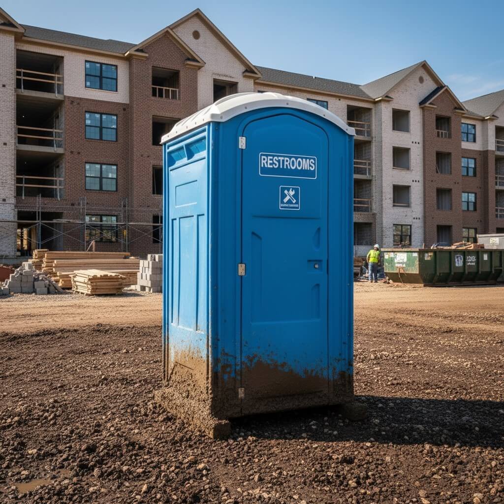 Construction Site Toilet - Professional portable restroom rental service